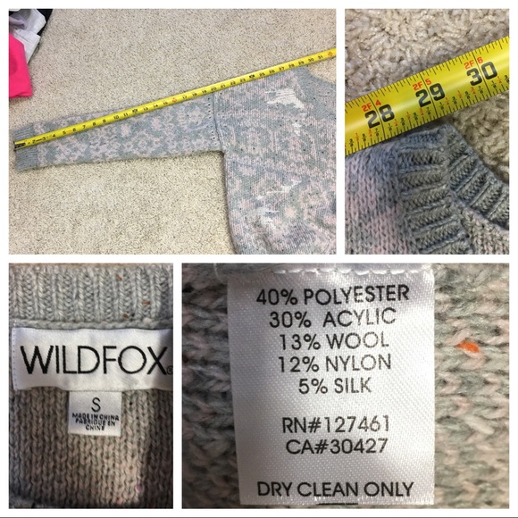 WIldfox distressed sweater - Picture 6 of 7